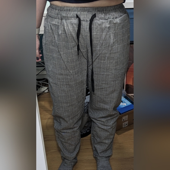 Emery Rose Plaid Drawstring Pants Medium NWT - Picture 8 of 8